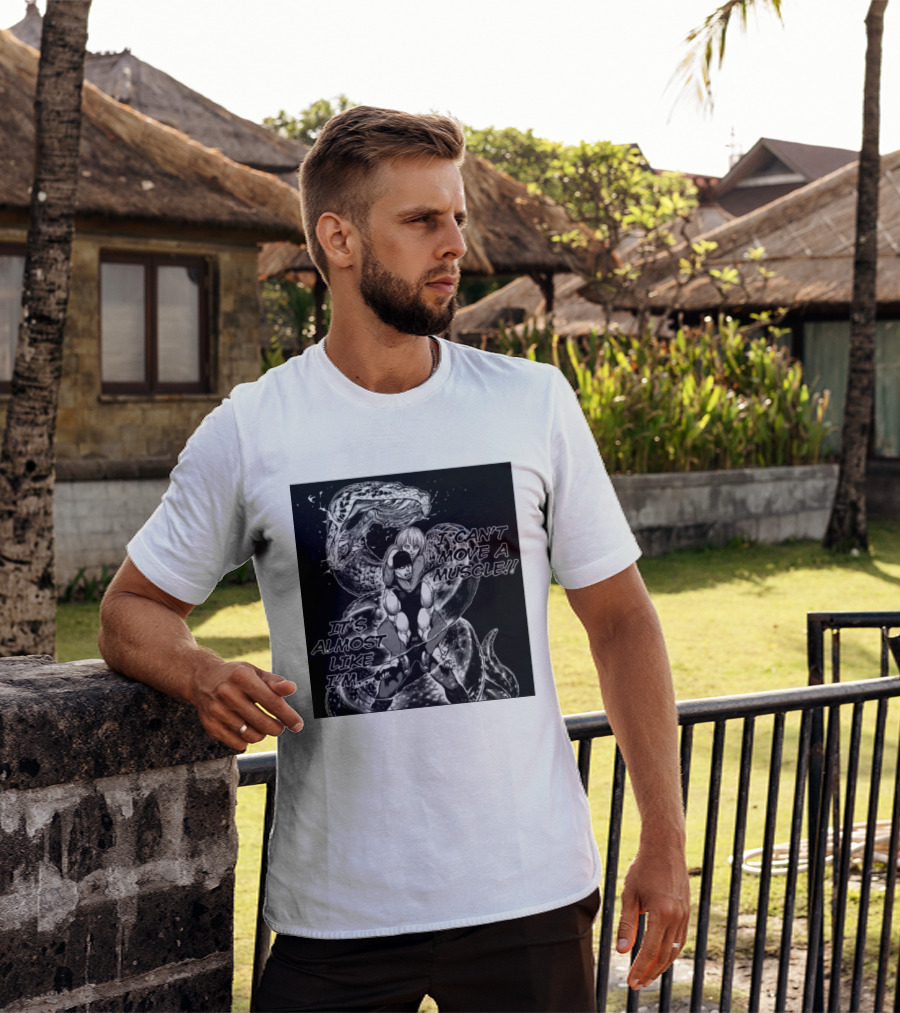 I Can't Move A Muscle It's Almost Like I'm Imai Cosmo Manga Snake Scene T-Shirt