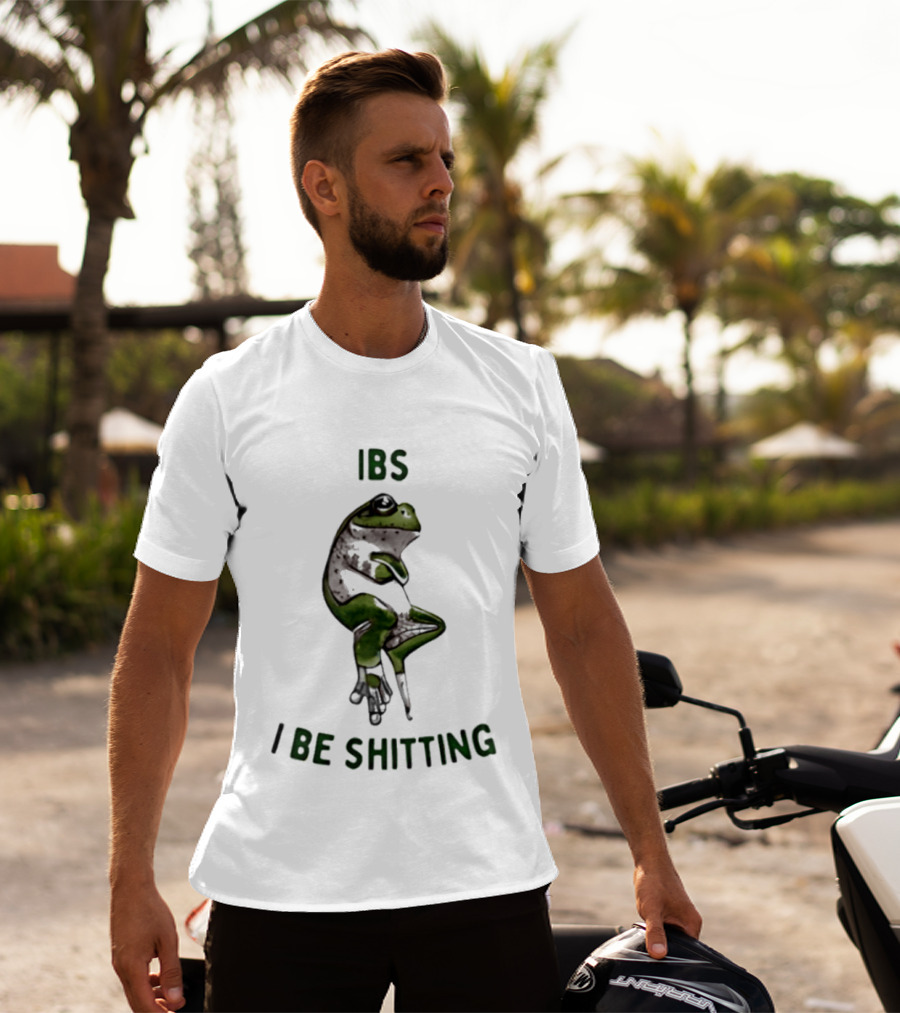 IBS I Be Shitting Frog Christmas T-Shirt