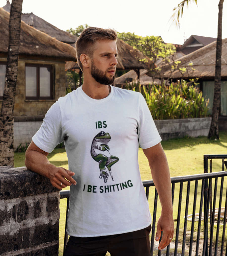 IBS I Be Shitting Frog Christmas T-Shirt