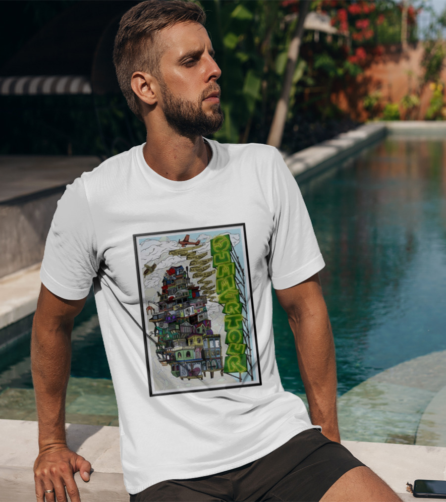 Phish Summer Tour 2025 With Signposts And Plane T-Shirt