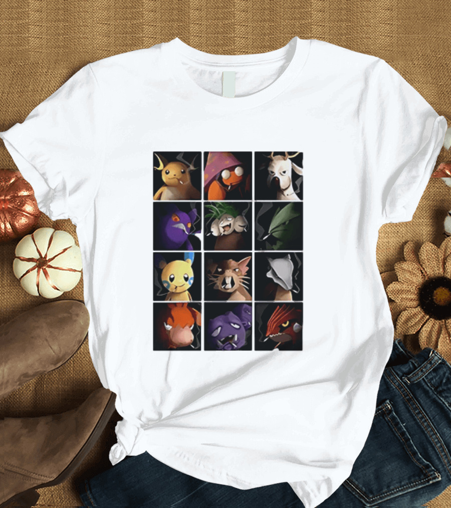 Pokemon Characters It Looks Just As Stupid When You Do It Smoking T-Shirt