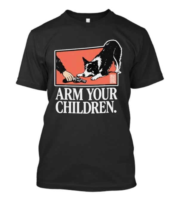 Arm Your Children Brandon Gone Over Dog T-Shirt