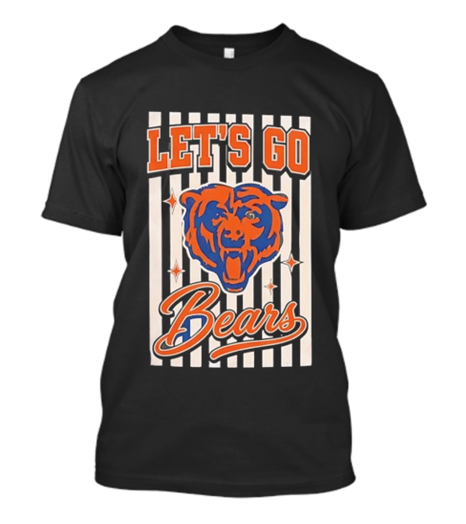 Let's Go Chicago Bears Fan Support T-Shirt