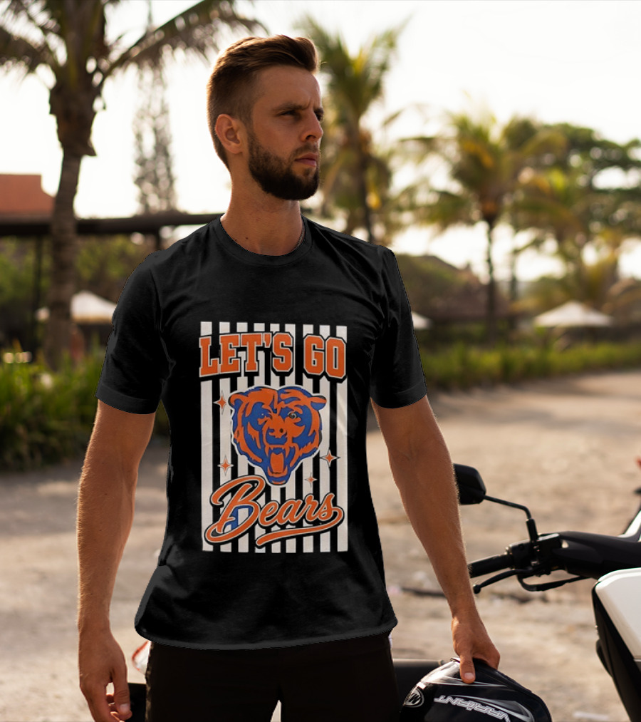 Let's Go Chicago Bears Fan Support T-Shirt