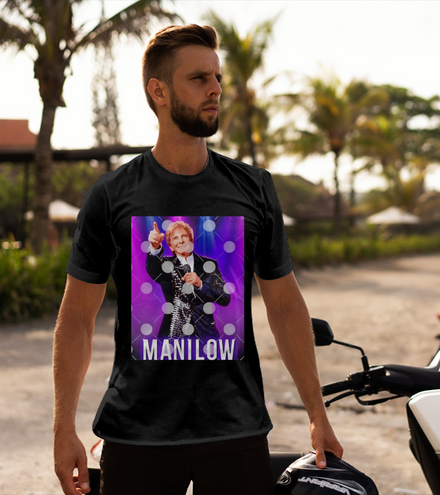 Barry Manilow Starry Stage Performance Concert T-Shirt
