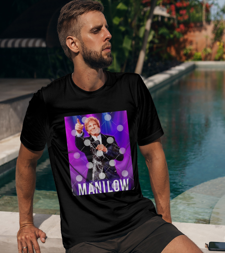 Barry Manilow Starry Stage Performance Concert T-Shirt