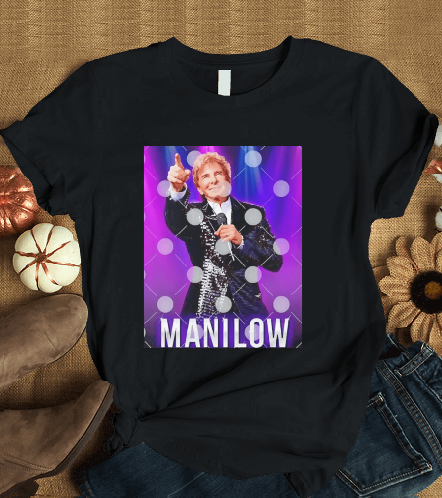 Barry Manilow Starry Stage Performance Concert T-Shirt
