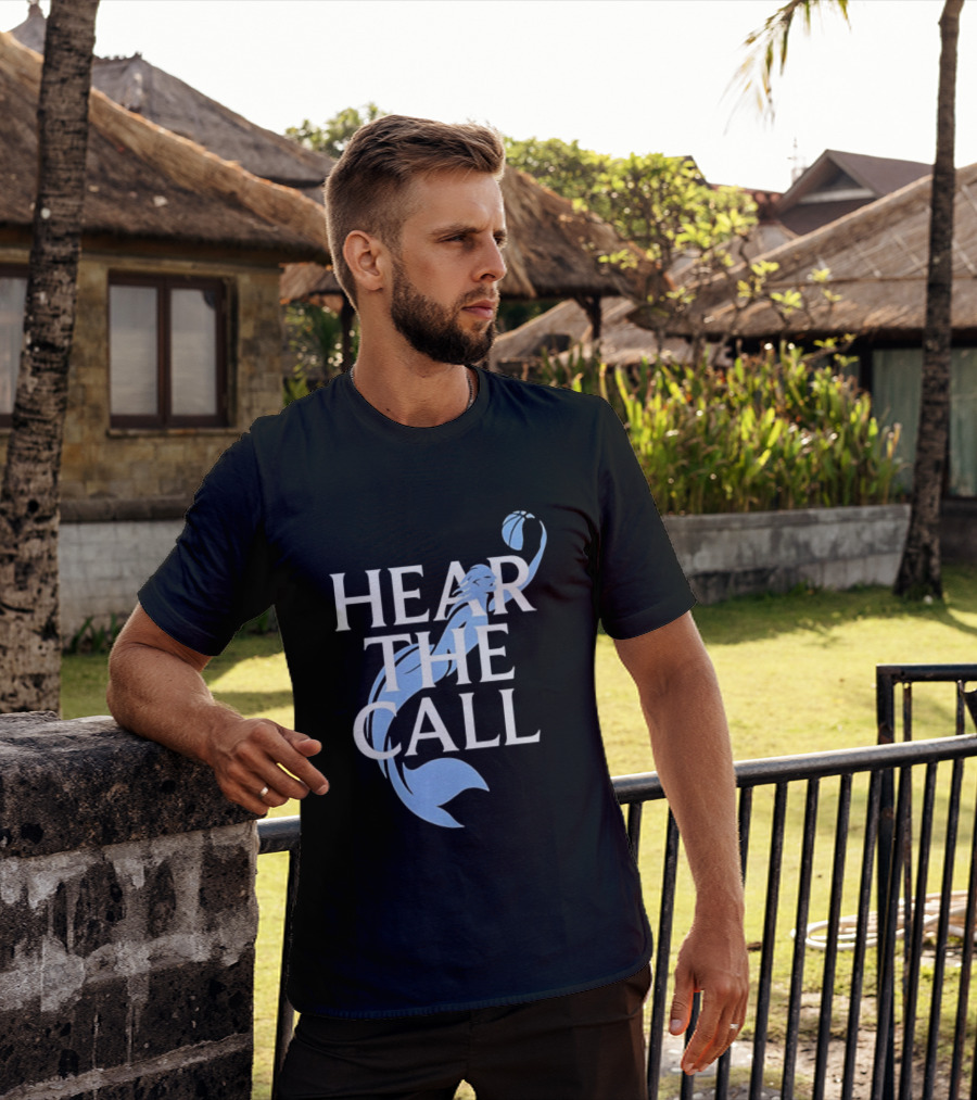 Hear The Call Mermaid Basketball Sports T-Shirt