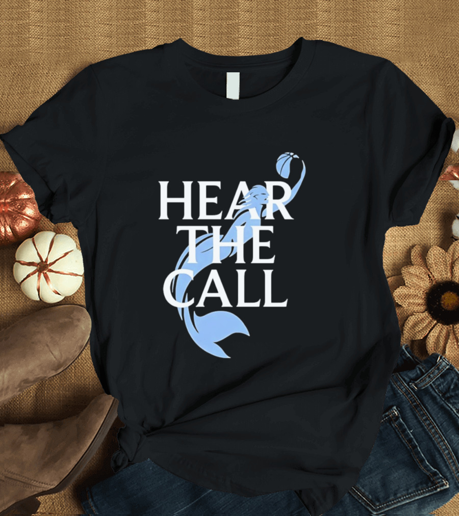 Hear The Call Mermaid Basketball Sports T-Shirt