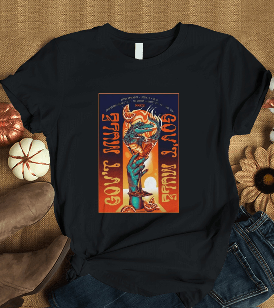 Gov't Mule Artpark Amphitheater Lewiston NY August 5 2026 Alligator Cocktail Tropicana Atlantic City August 7 MMXXVI T-Shirt