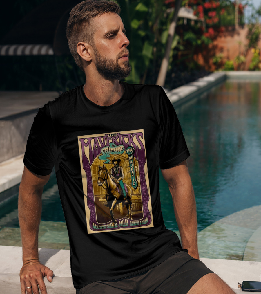 The Mavericks Majestic Theatre Dallas August 8 2026 Tour T-Shirt