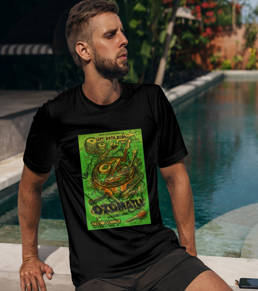 Ozomatli At Nectar Lounge Seattle With Lobo Lara September 24th 2026 T-Shirt