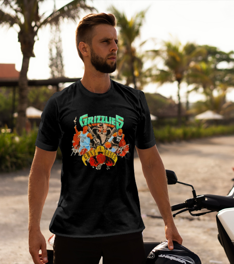 Guns N' Roses Grizzlies Ja Morant Memphis Basketball T-Shirt