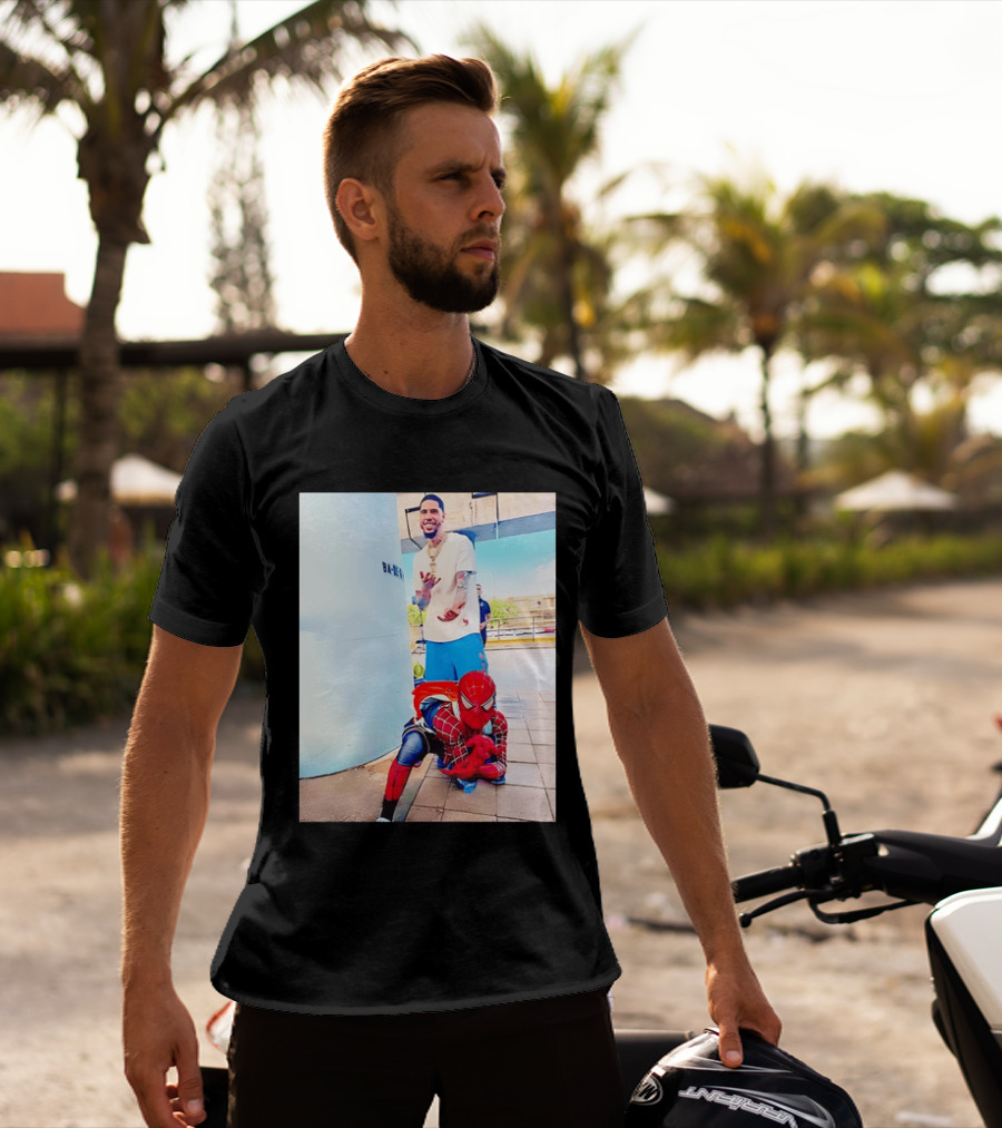 Jayson Tatum Spider Man Boston Celtics T-Shirt