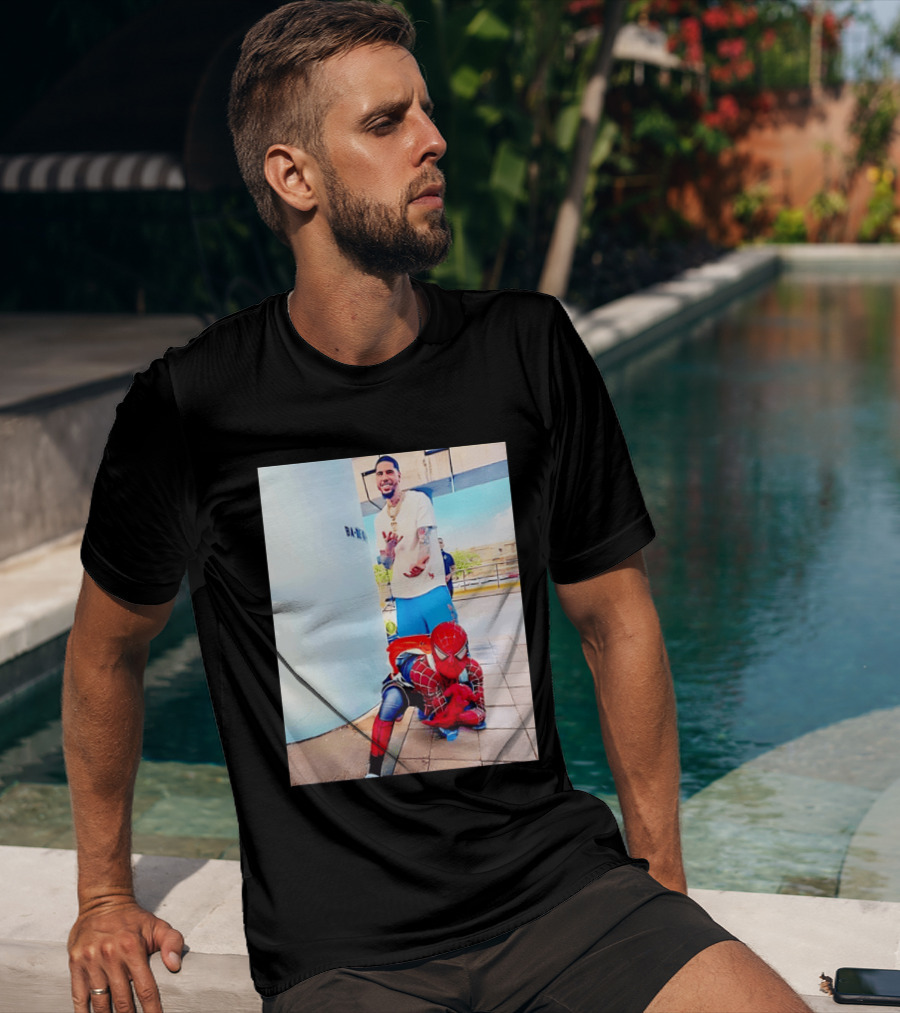 Jayson Tatum Spider Man Boston Celtics T-Shirt