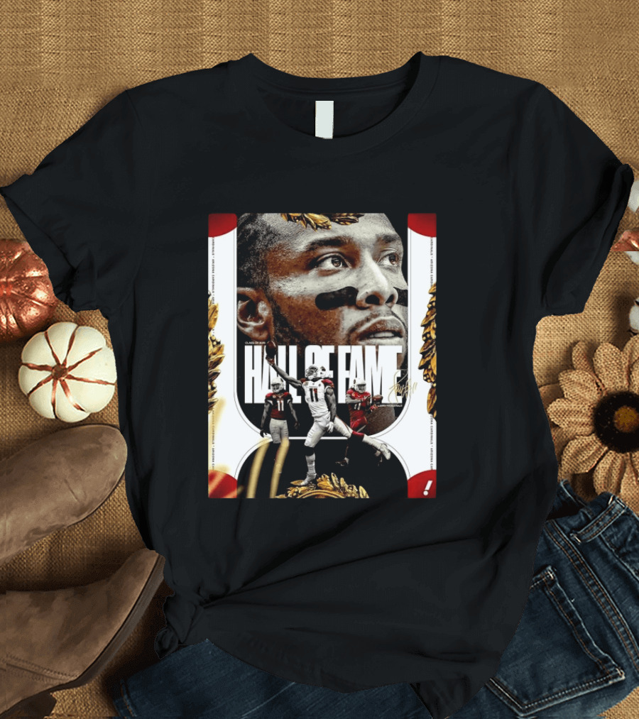Larry Fitzgerald Hall Of Fame Class Of 2026 Legendary NFL Wide Receiver T-Shirt
