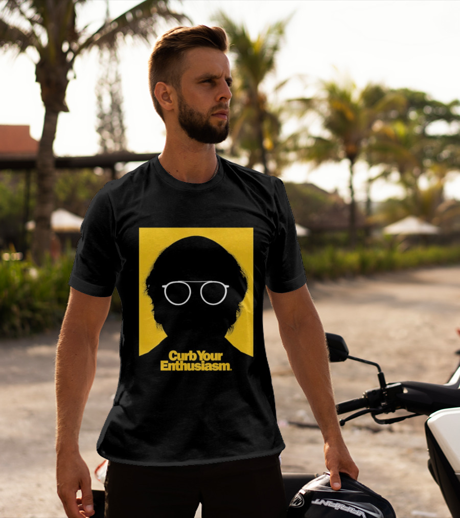 Curb Your Enthusiasm Larry David Silhouette Glasses T-Shirt