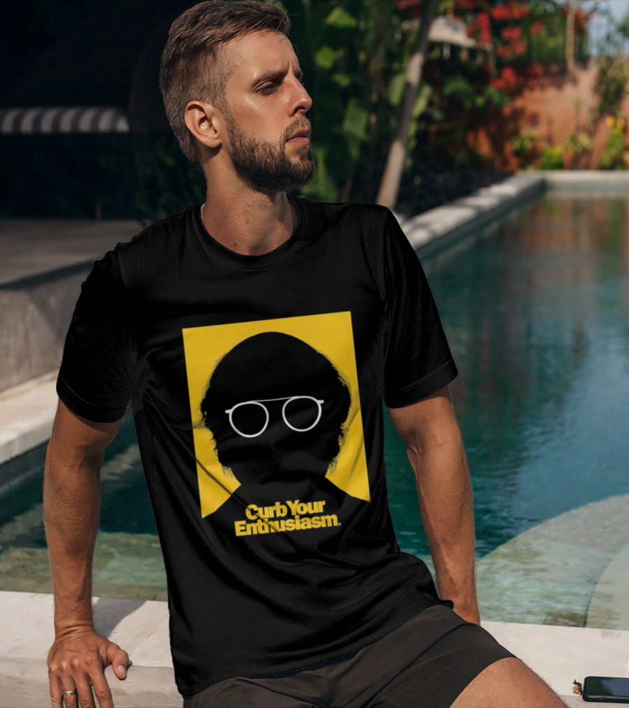 Curb Your Enthusiasm Larry David Silhouette Glasses T-Shirt