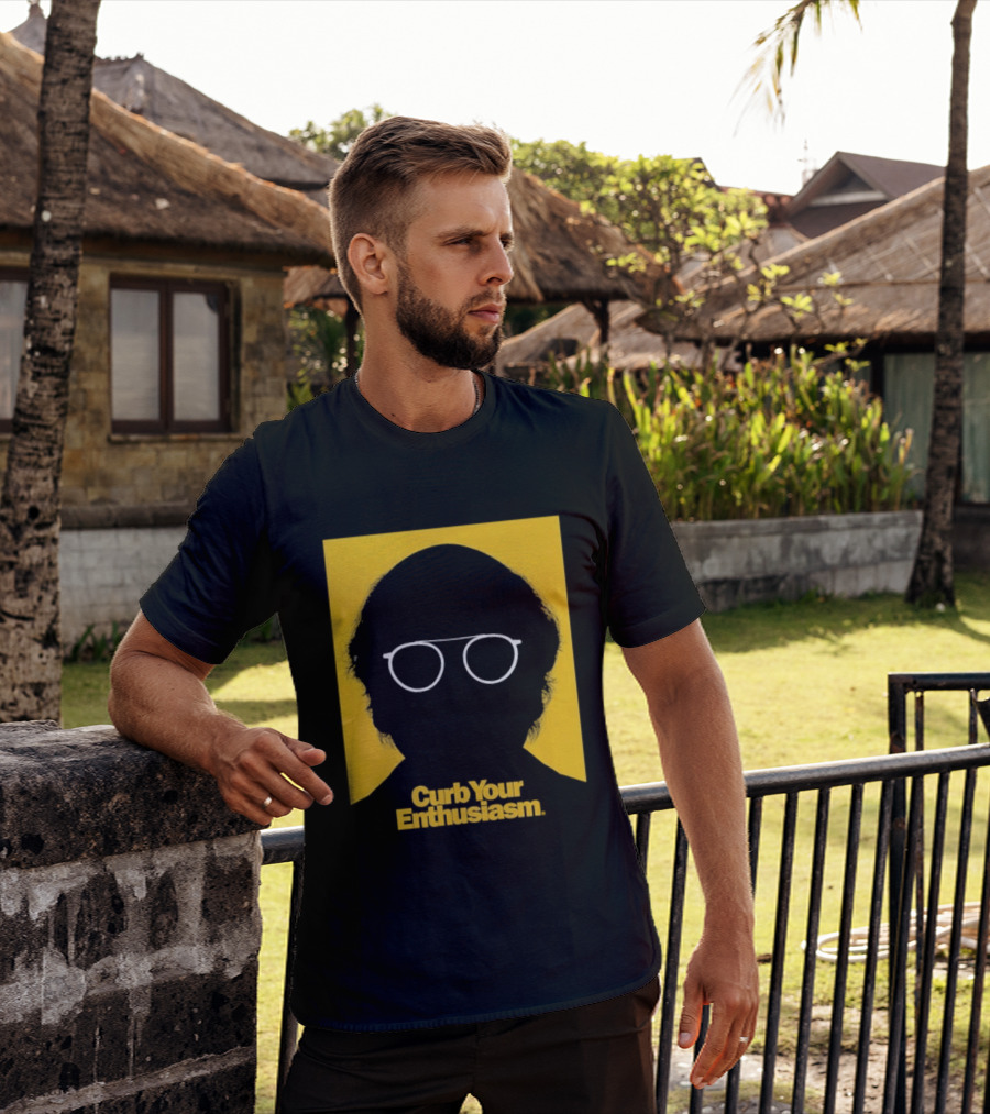 Curb Your Enthusiasm Larry David Silhouette Glasses T-Shirt