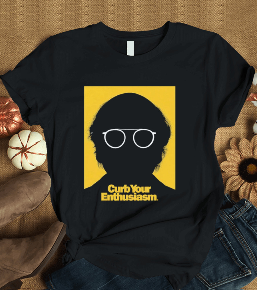 Curb Your Enthusiasm Larry David Silhouette Glasses T-Shirt