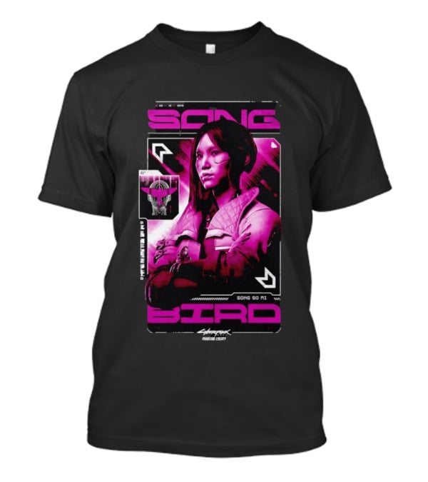 Songbird Song So Mi Cyberpunk 2077 Phantom Liberty T-Shirt
