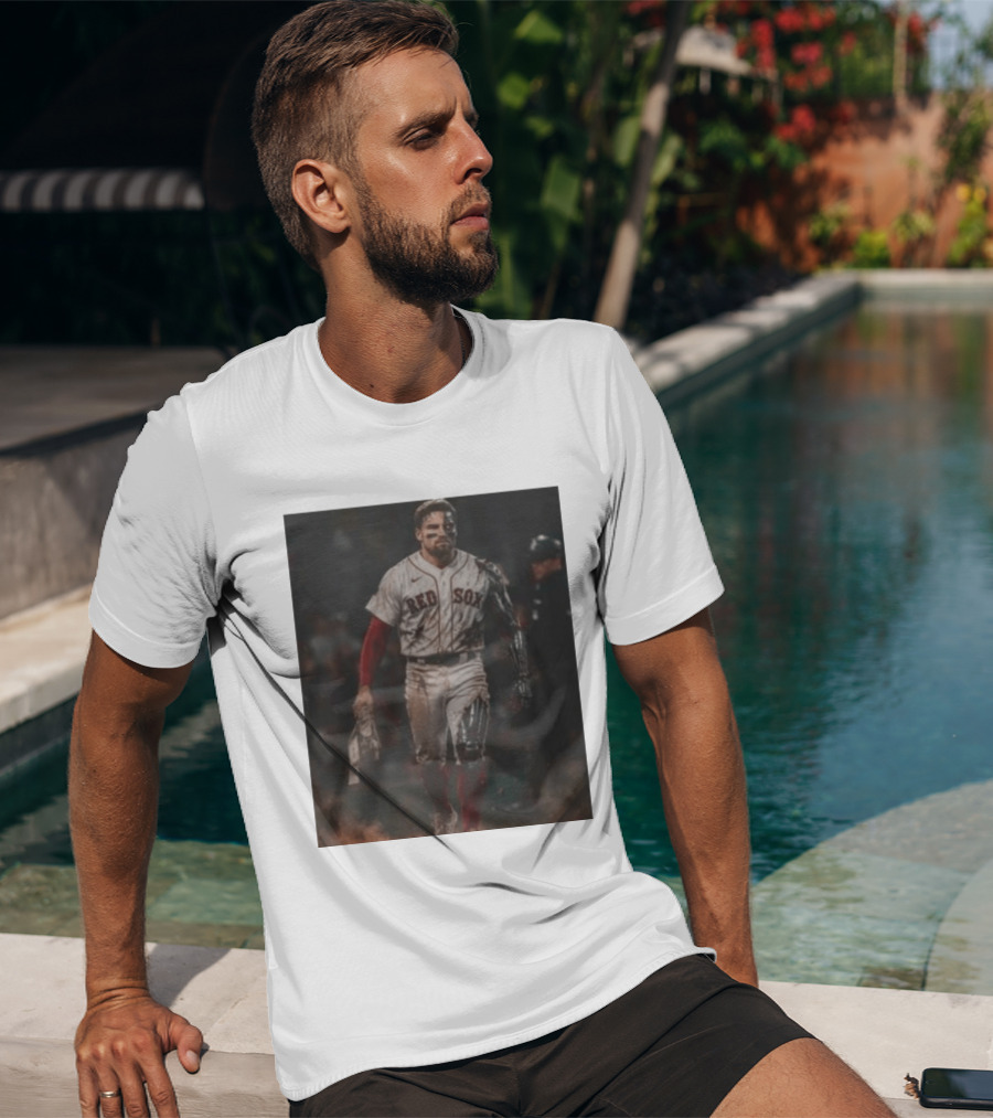 Caleb Durbin The Durbinator Red Sox Cyborg Player T-Shirt