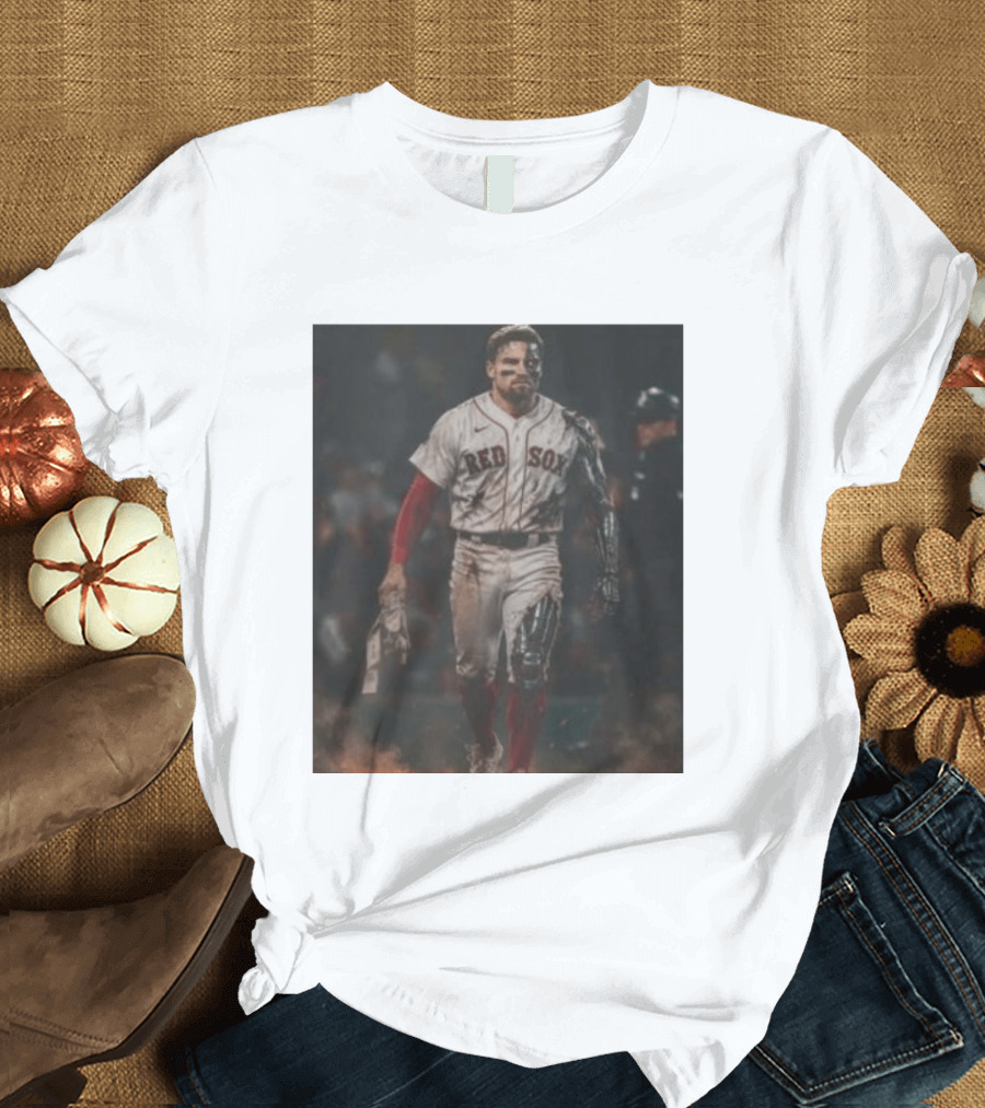Caleb Durbin The Durbinator Red Sox Cyborg Player T-Shirt