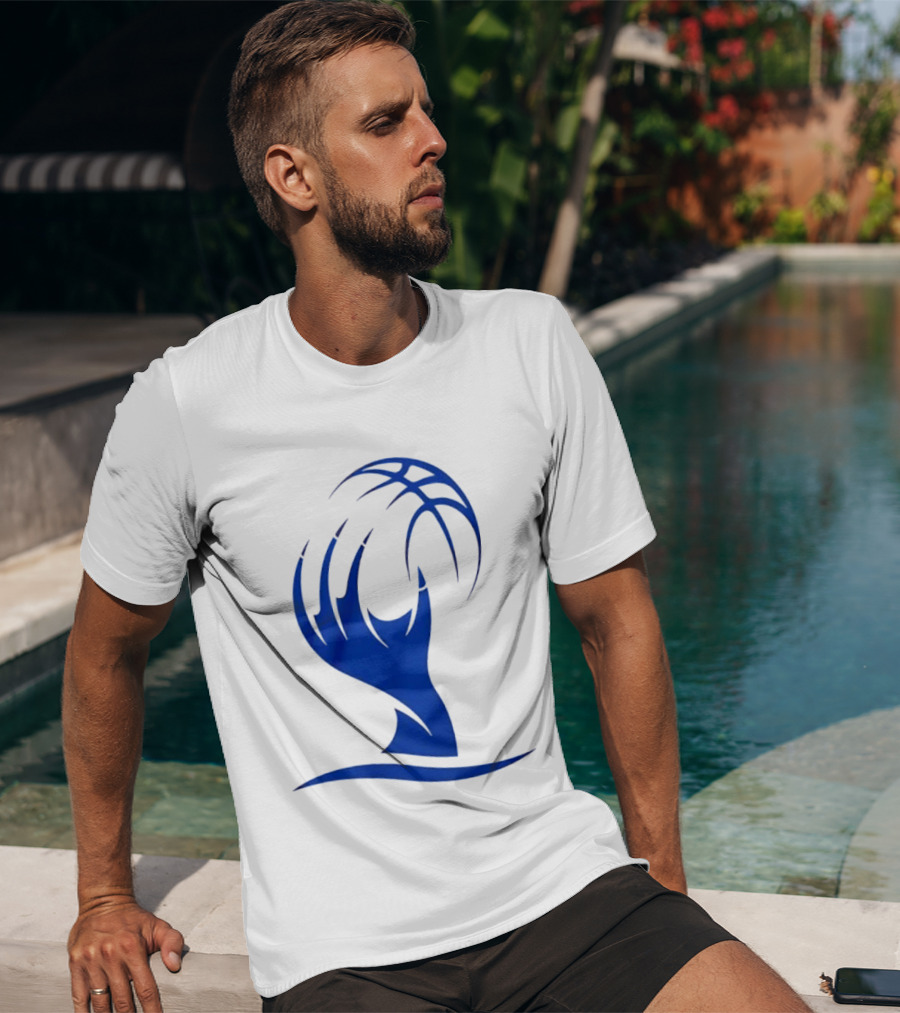 Cleveland Sirens The Claw Basketball Blue Wave T-Shirt