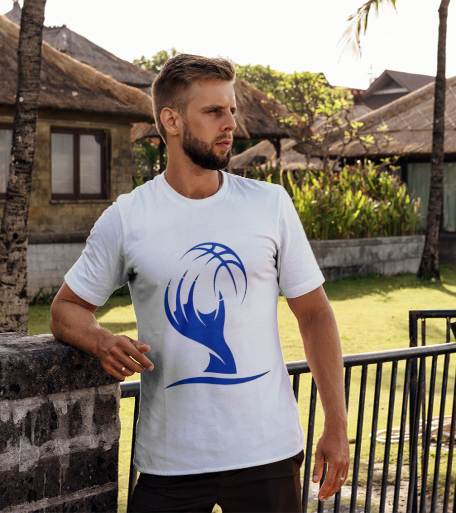 Cleveland Sirens The Claw Basketball Blue Wave T-Shirt