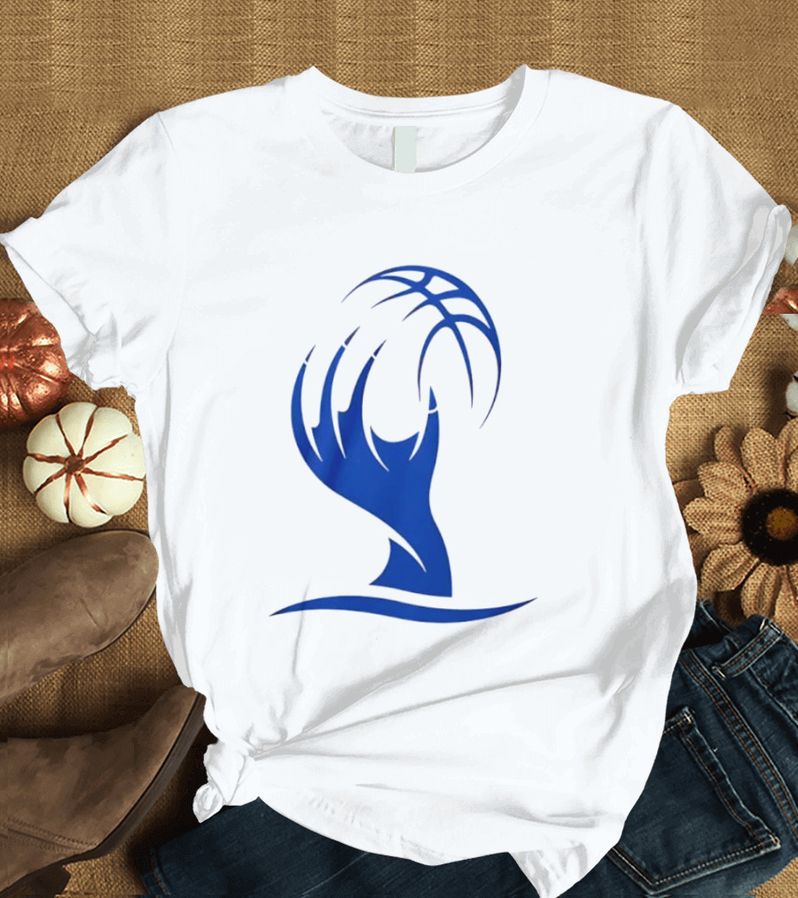 Cleveland Sirens The Claw Basketball Blue Wave T-Shirt