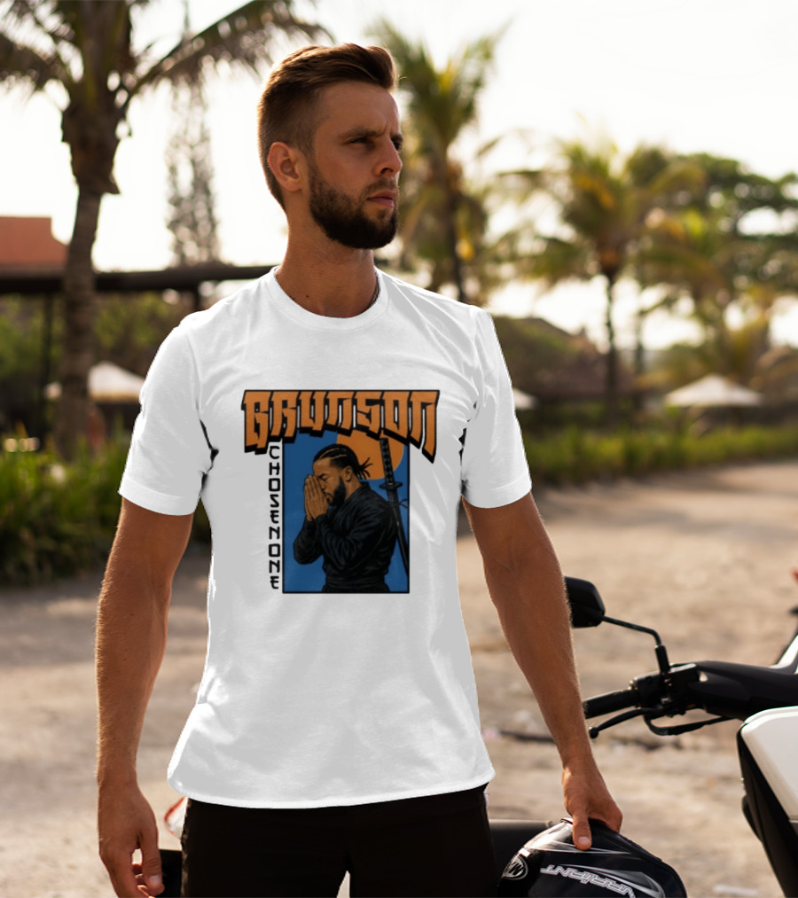 Brunson Chosen One Samurai Style Meditation And Sword T-Shirt