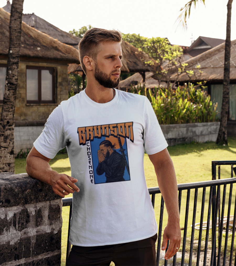 Brunson Chosen One Samurai Style Meditation And Sword T-Shirt
