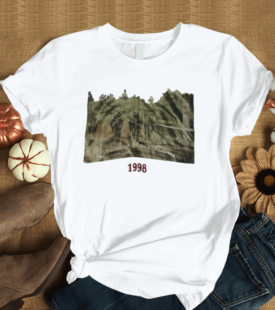 Saratoga Race Course 1998 Horse Racing Thoroughbred Event Saratoga Springs T-Shirt