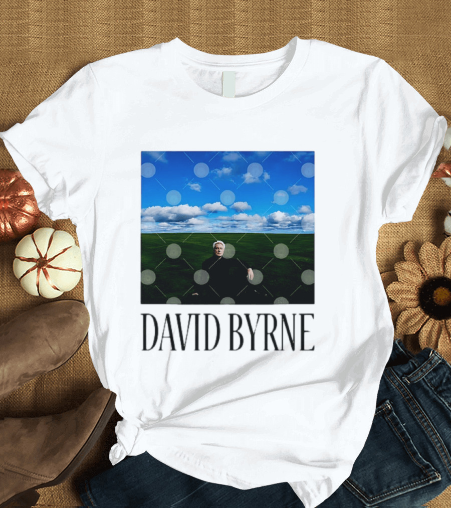 David Byrne Musician Scenic Landscape T-Shirt