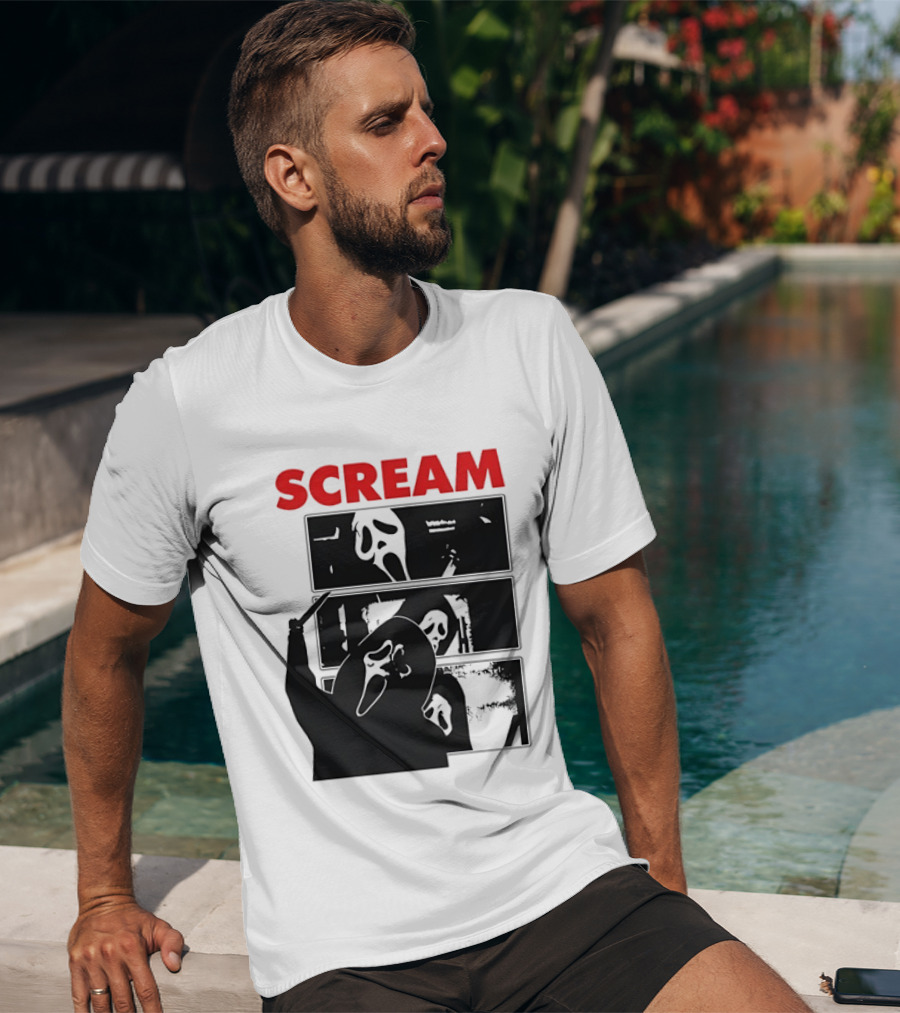 Scream Ghostface Slasher Horror Movie 90s T-Shirt