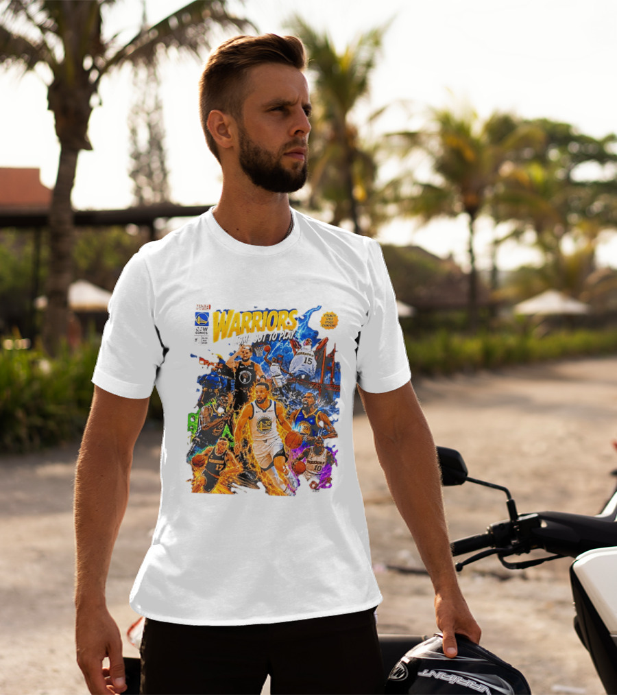 Golden State Warriors Come Out To Play Comic Book Marvel Oracle Arena T-Shirt