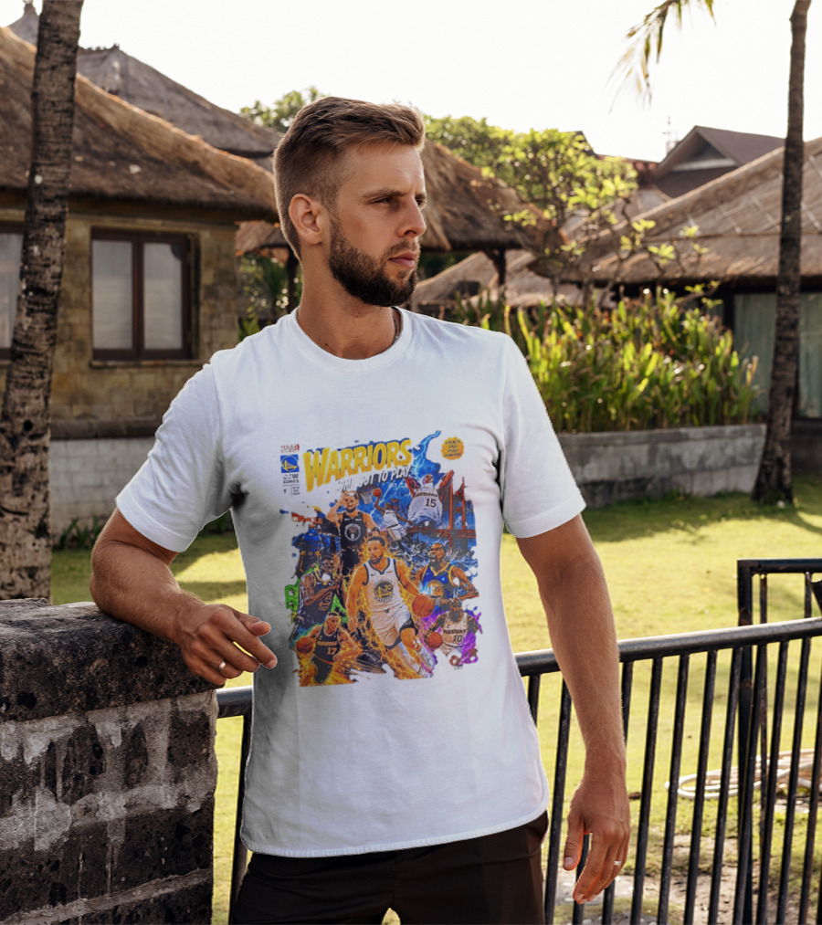 Golden State Warriors Come Out To Play Comic Book Marvel Oracle Arena T-Shirt