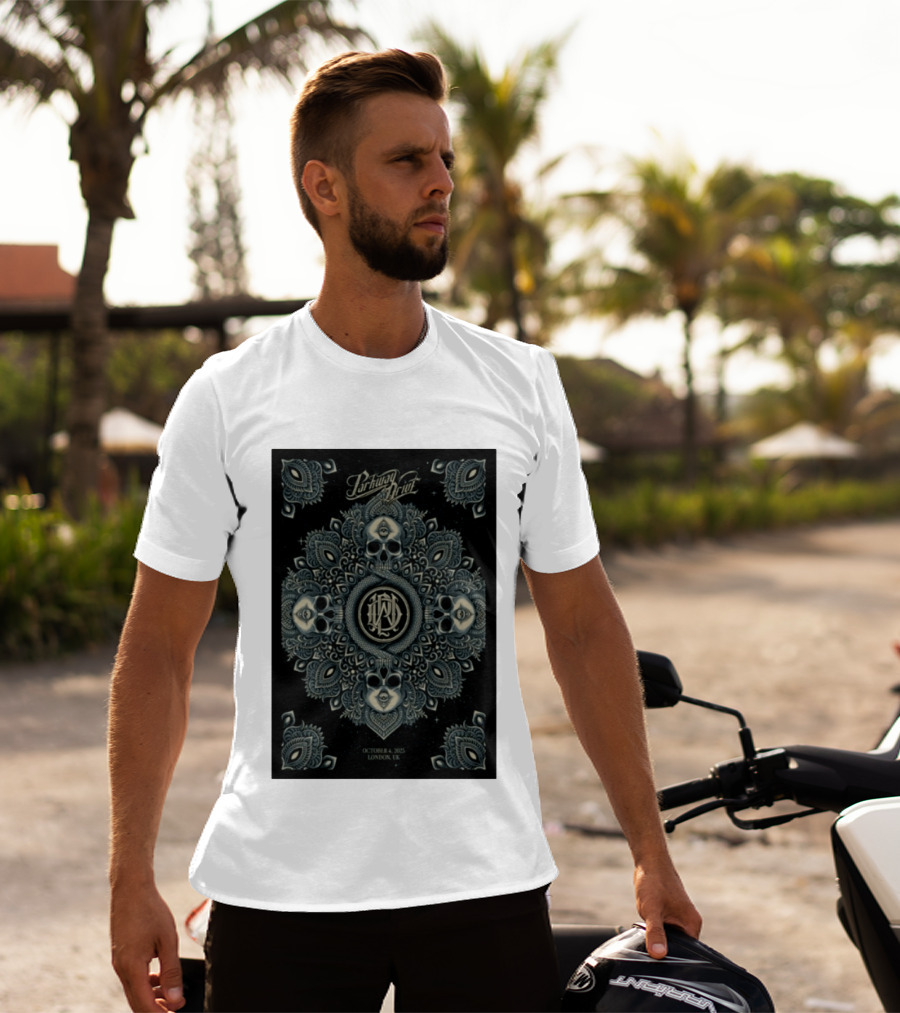Parkway Drive Tour London UK October 4 2025 Mandala And Skull T-Shirt