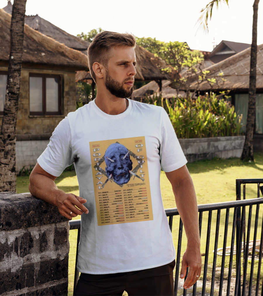 Portrayal Of Guilt Europe Tour 2025 Featuring Deafheaven Dates And Locations T-Shirt
