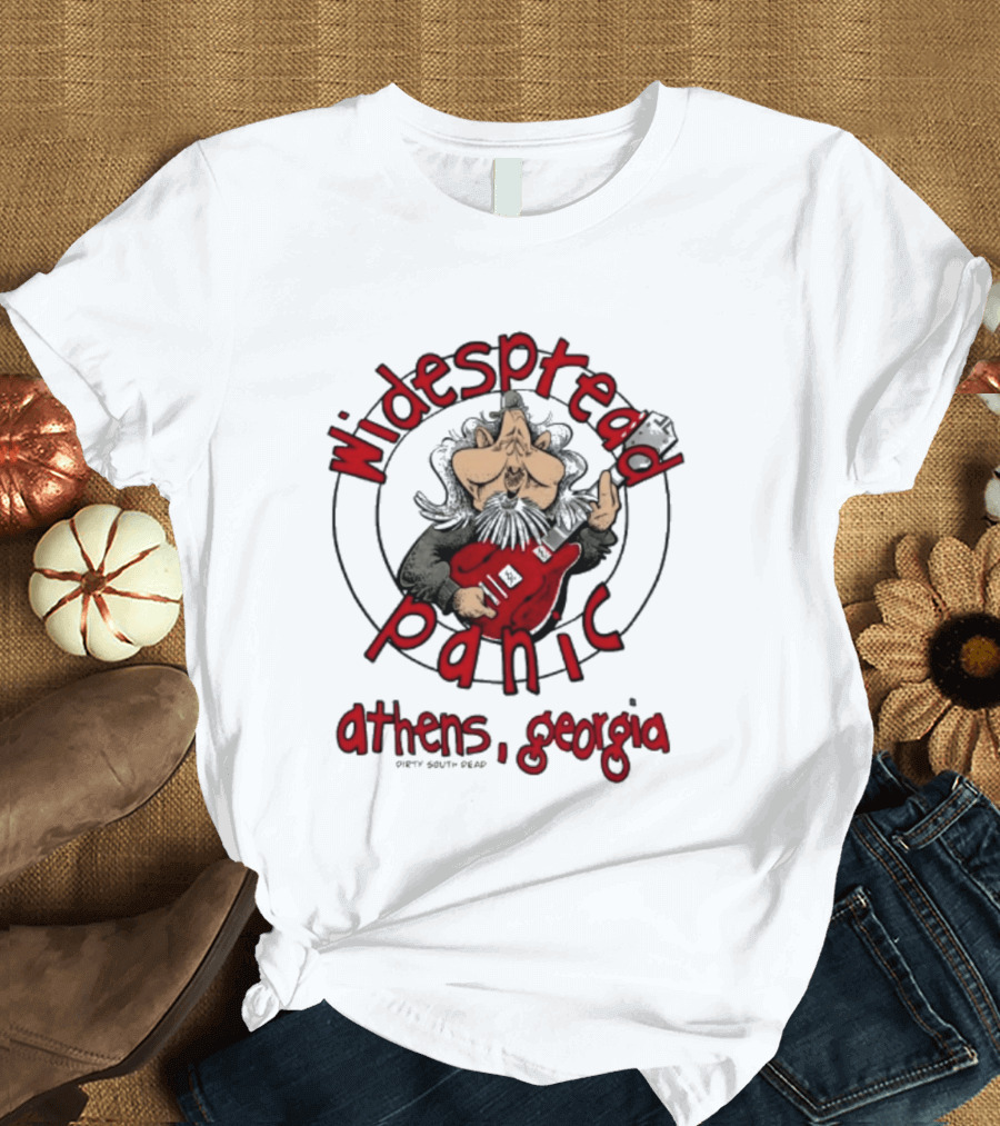 Widespread Panic Athens Georgia Spreadneck Dirty South Dead Gourmet T-Shirt