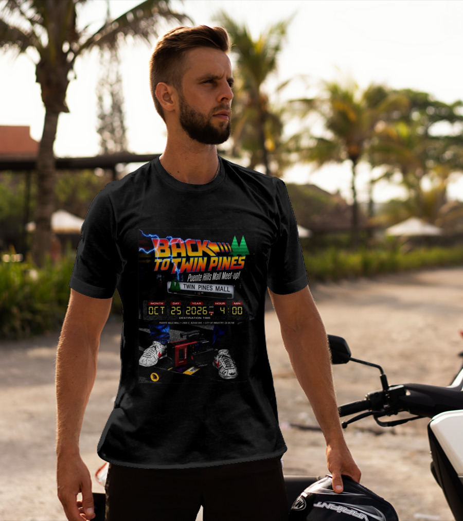 Back To Twin Pines Mall Meet Up October 25 2026 4:00 AM Puente Hills Mall T-Shirt