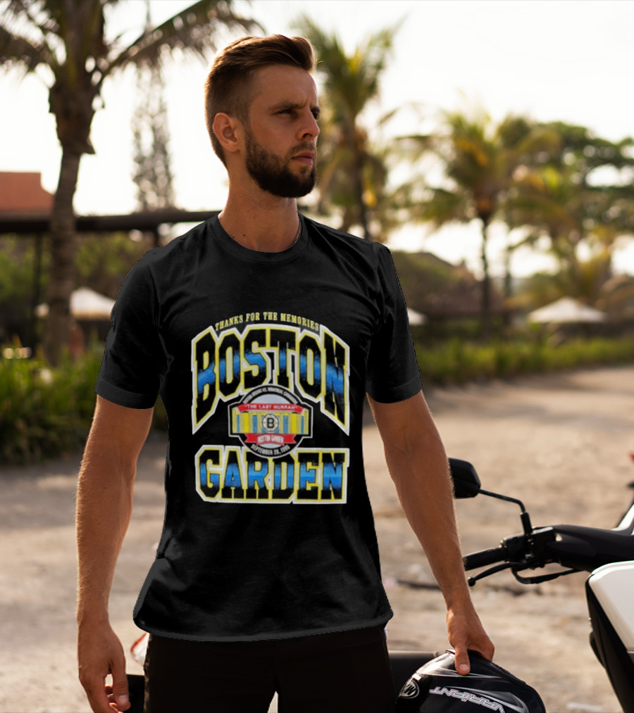 Boston Bruins Boston Garden Thanks For The Memories The Last Hurrah September 28 1995 T-Shirt