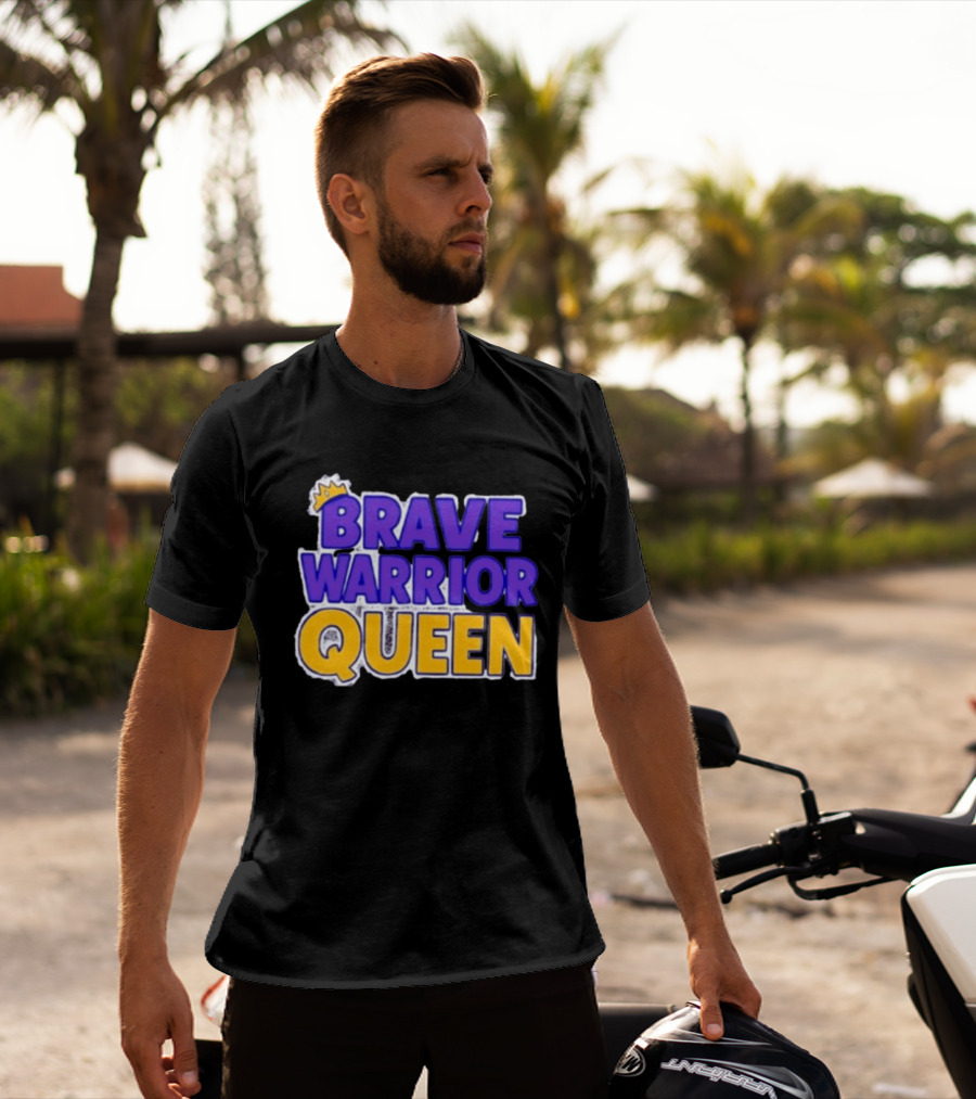 Brave Warrior Queen Crowned T-Shirt