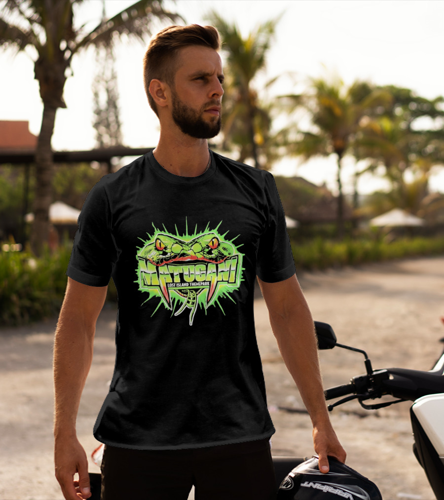 Matugani Snake Roller Lost Island Themepark Adventure T-Shirt