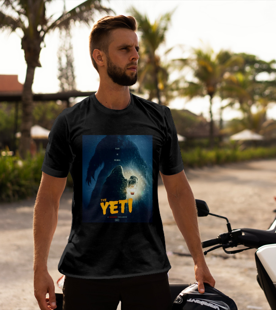 Fear Is Primal The Yeti A Shudder Exclusive AMC Lantern Shadowy Figure T-Shirt