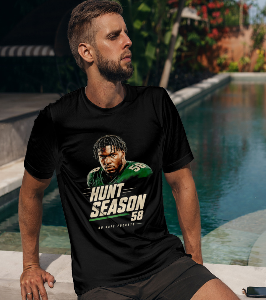 Nolan Smith Hunt Season 58 No Safe Pockets Philadelphia Eagles T-Shirt