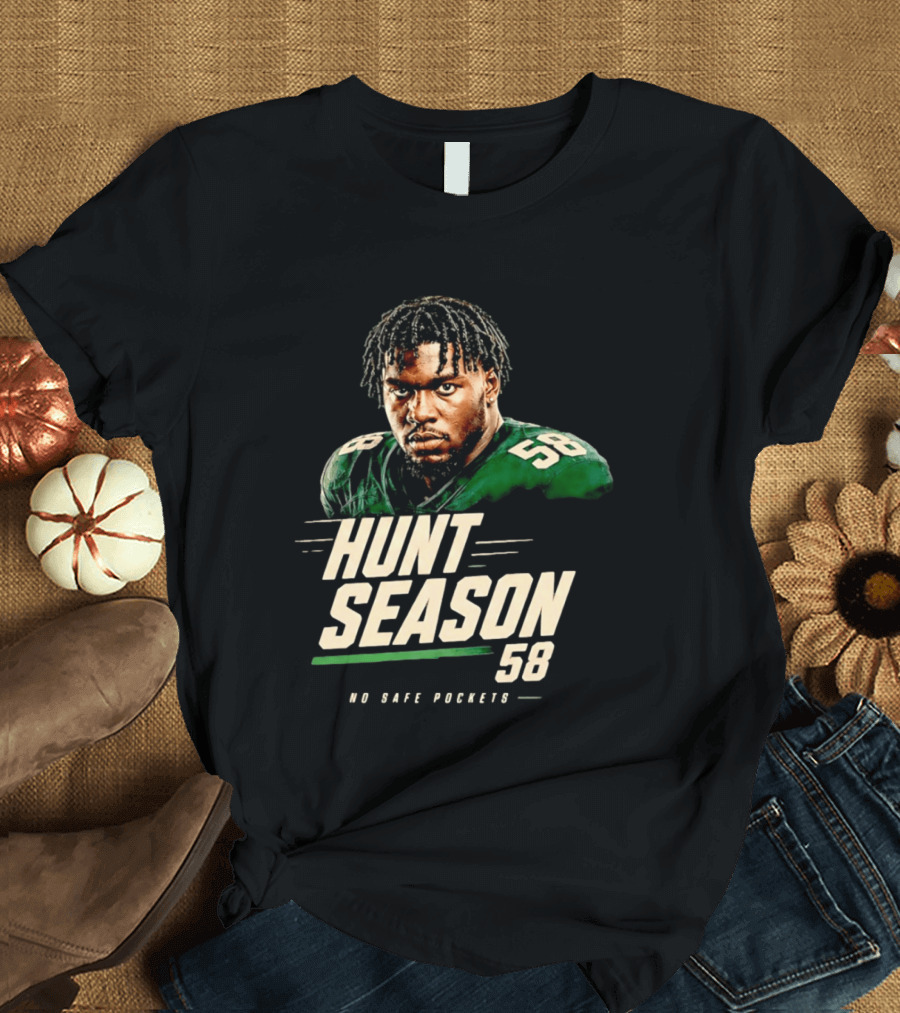 Nolan Smith Hunt Season 58 No Safe Pockets Philadelphia Eagles T-Shirt