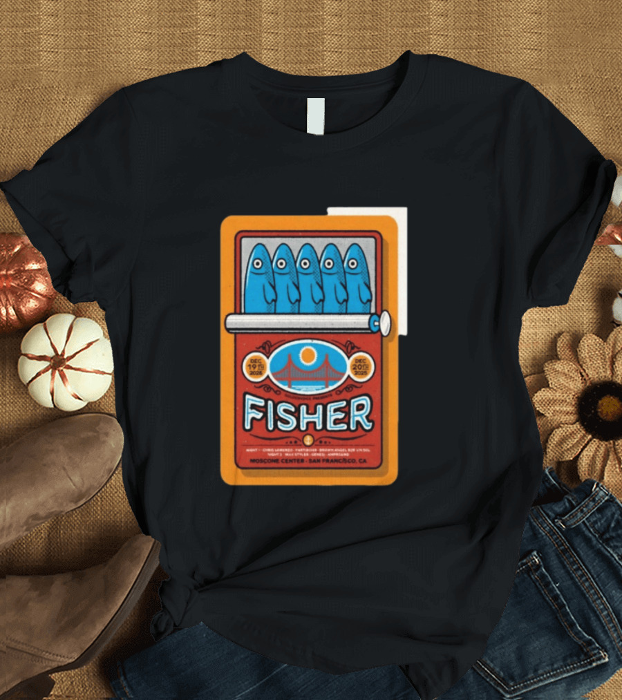 Fisher Moscone Center San Francisco December 19 20 2025 Vintage Pop T-Shirt