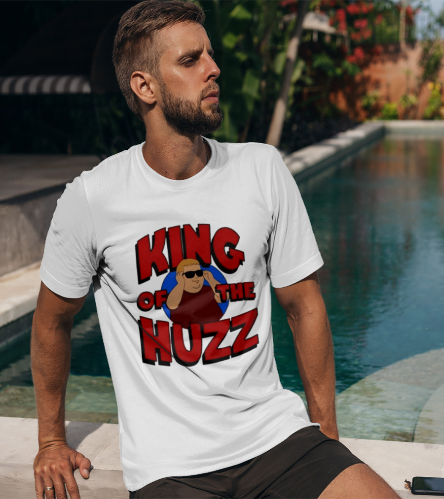 King Of The Huzz Iconic Retro Humor Vibe T-Shirt