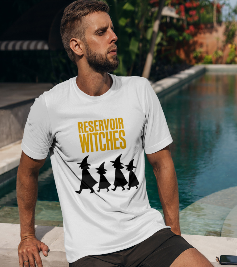 Reservoir Witches Walking In Silhouette With Classic Halloween T-Shirt